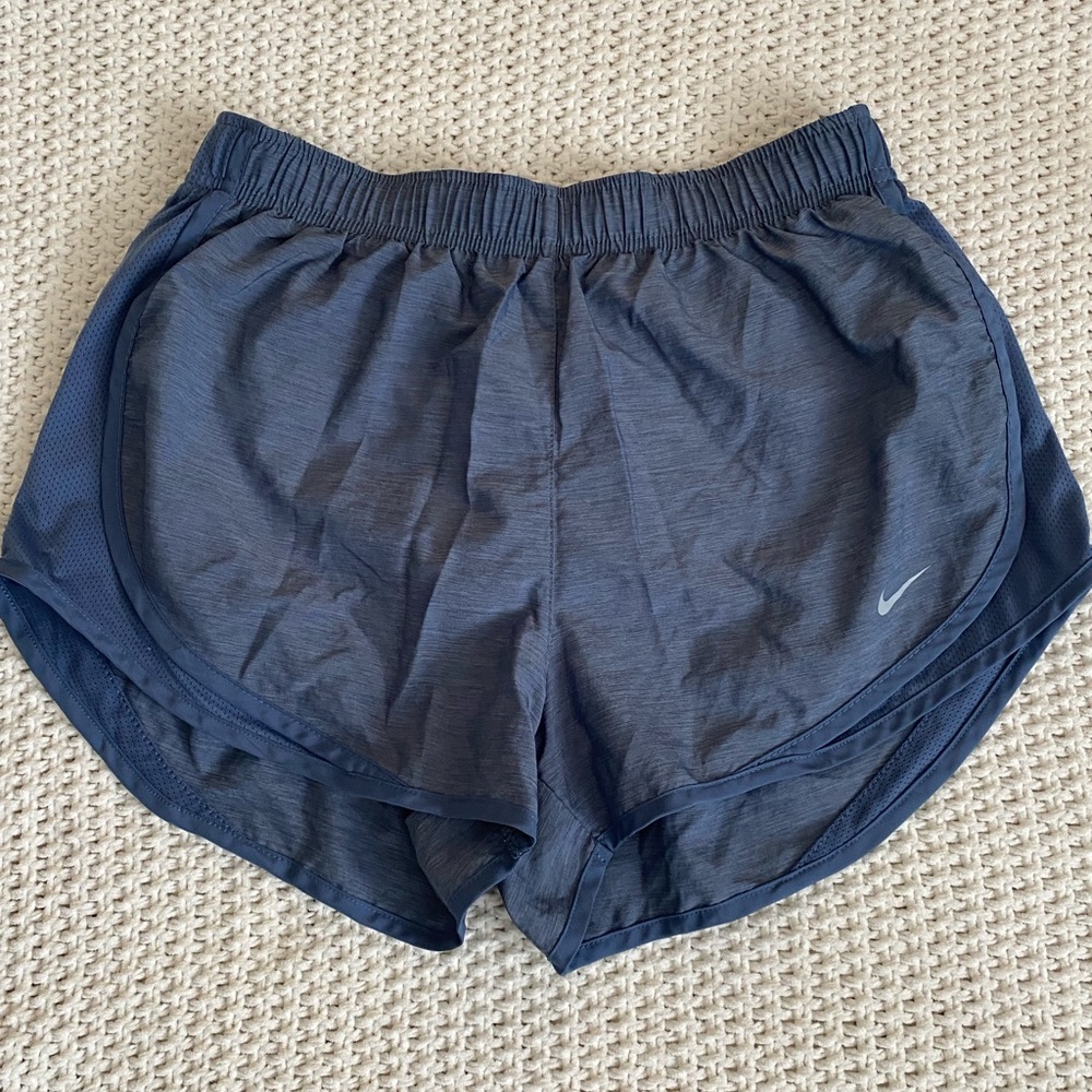 Nike Blue Heather Dri-Fit Athletic Shorts